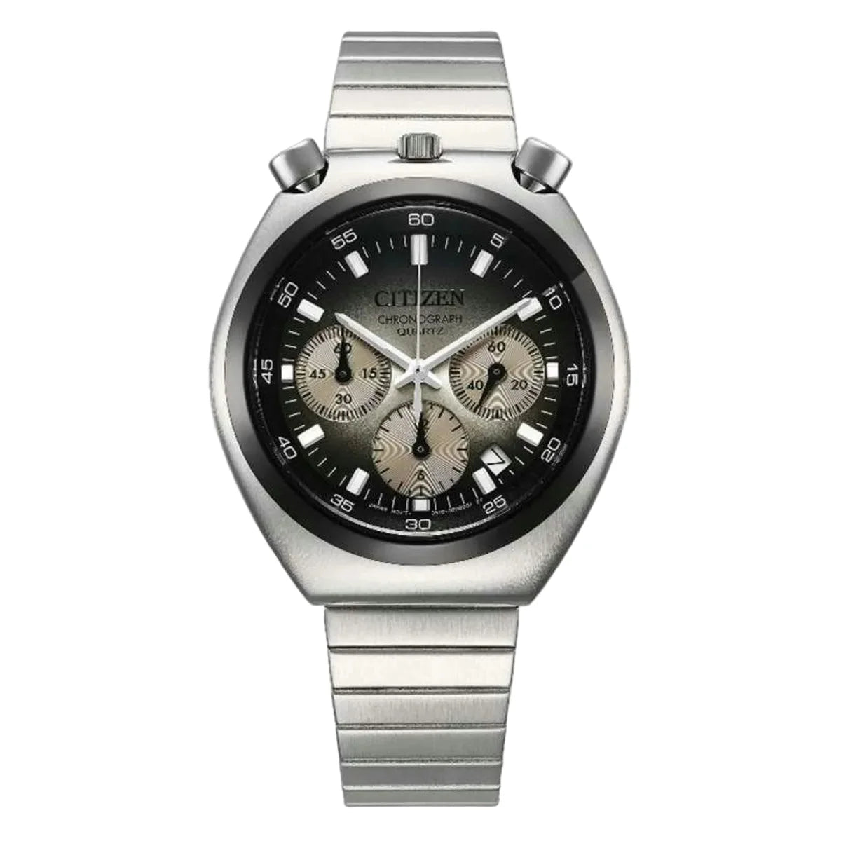 Citizen Quartz Tsuno Black Dial Analog Chronograph Men's Watch AN3714-50H