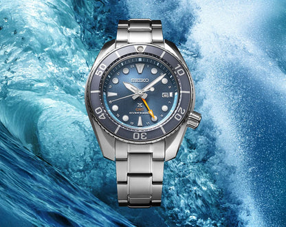 Prospex Men Solar Blue Dial Analog Stainless Steel Watch
