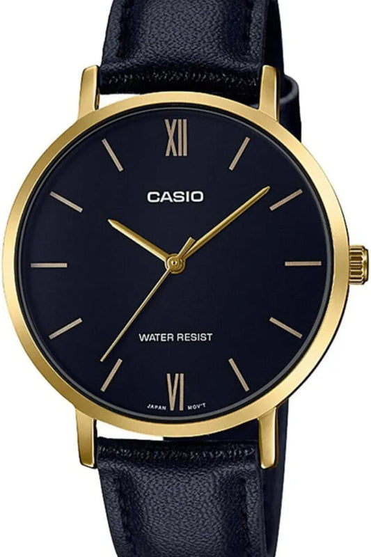 Casio Enticer Analog Black Dial Women's Watch - LTP-VT01GL-1BUDF (A1785)