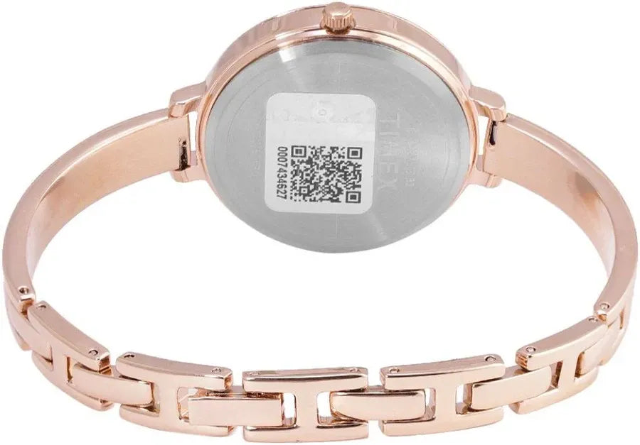 Timex Rose Gold Dial Women's Watch - TWEL15826