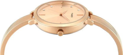 Timex Rose Gold Dial Women's Watch - TWEL15826