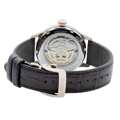 SEIKO Presage Men Automatic Brown Dial Analog Leather Watch SRPB46J1