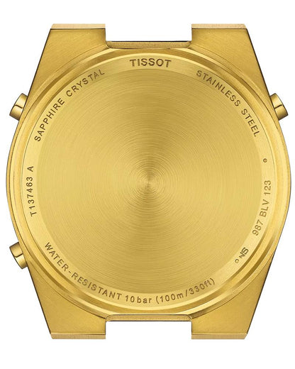 Tissot Men PRX Digital Asymmetrical Golden Watches - T1374633302000