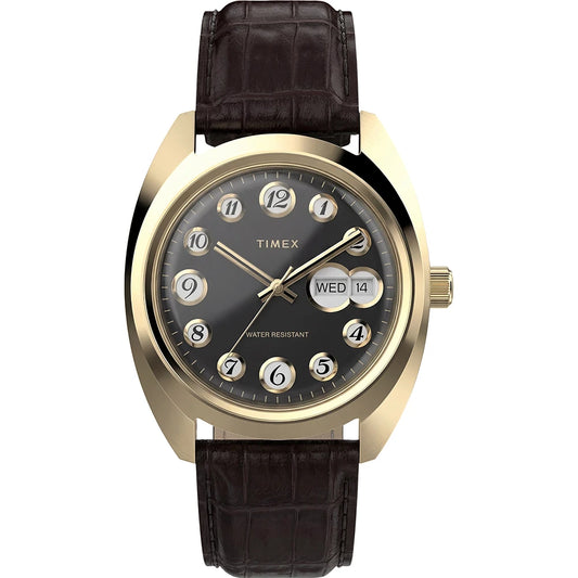 Timex LAB TW2Y82100 1976 Rotary Phone Dial Reissue Watch