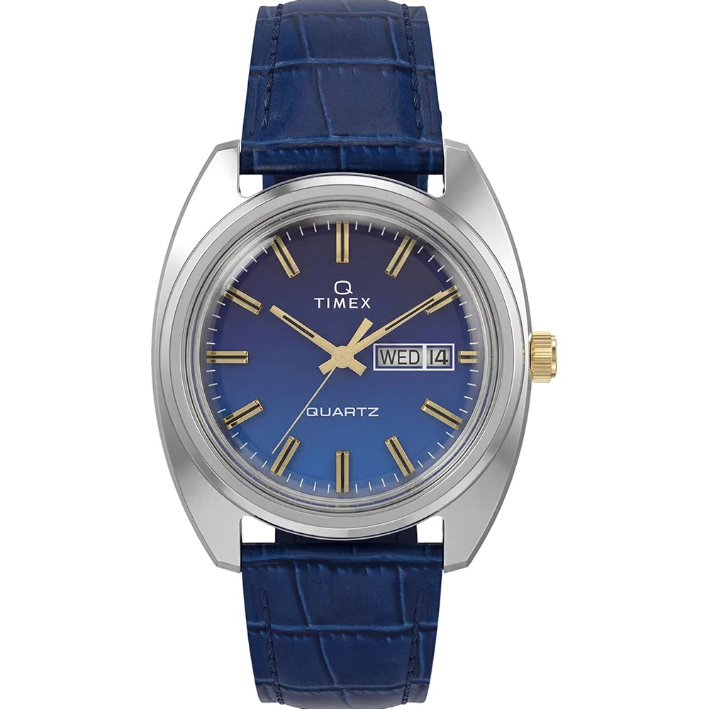 Timex LAB TW2Y87100 Timex 1976 Day Date Fume Reissue Inspired Watch
