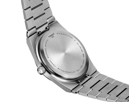 Tissot PRX Men Quartz Black Dial Analog Stainless Steel Watch T1374101105100