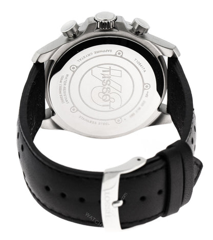 Tissot Men's Stainless Steel Quartz Watch with Leather-Synthetic Strap Brown T1064171603200)