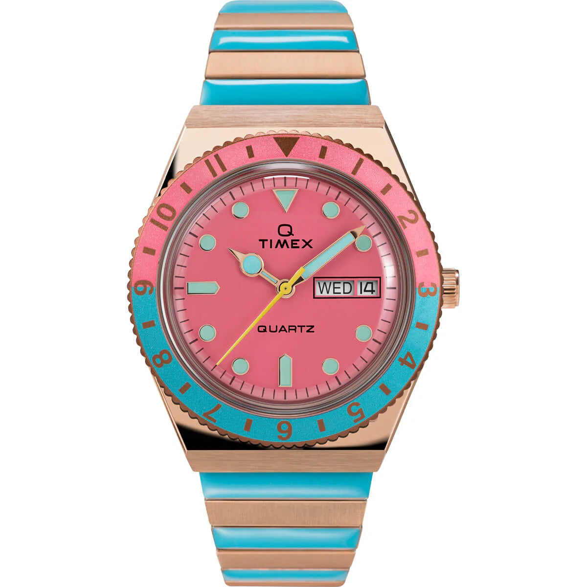 Timex Malibu 36mm Stainless Steel Expansion Band Watch TW2U81500UJ