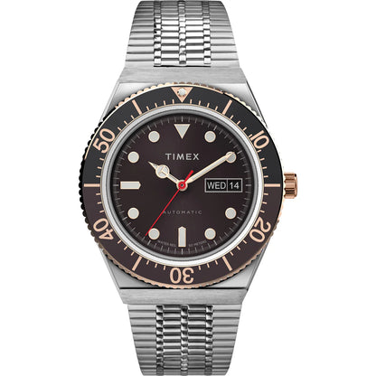 TIMEX M79 Automatic 40mm Stainless Steel Bracelet Watch - TW2U96900U9