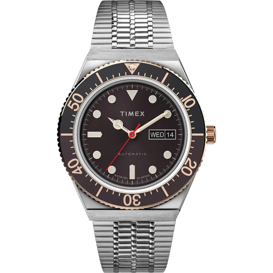 TIMEX M79 Automatic 40mm Stainless Steel Bracelet Watch - TW2U96900U9