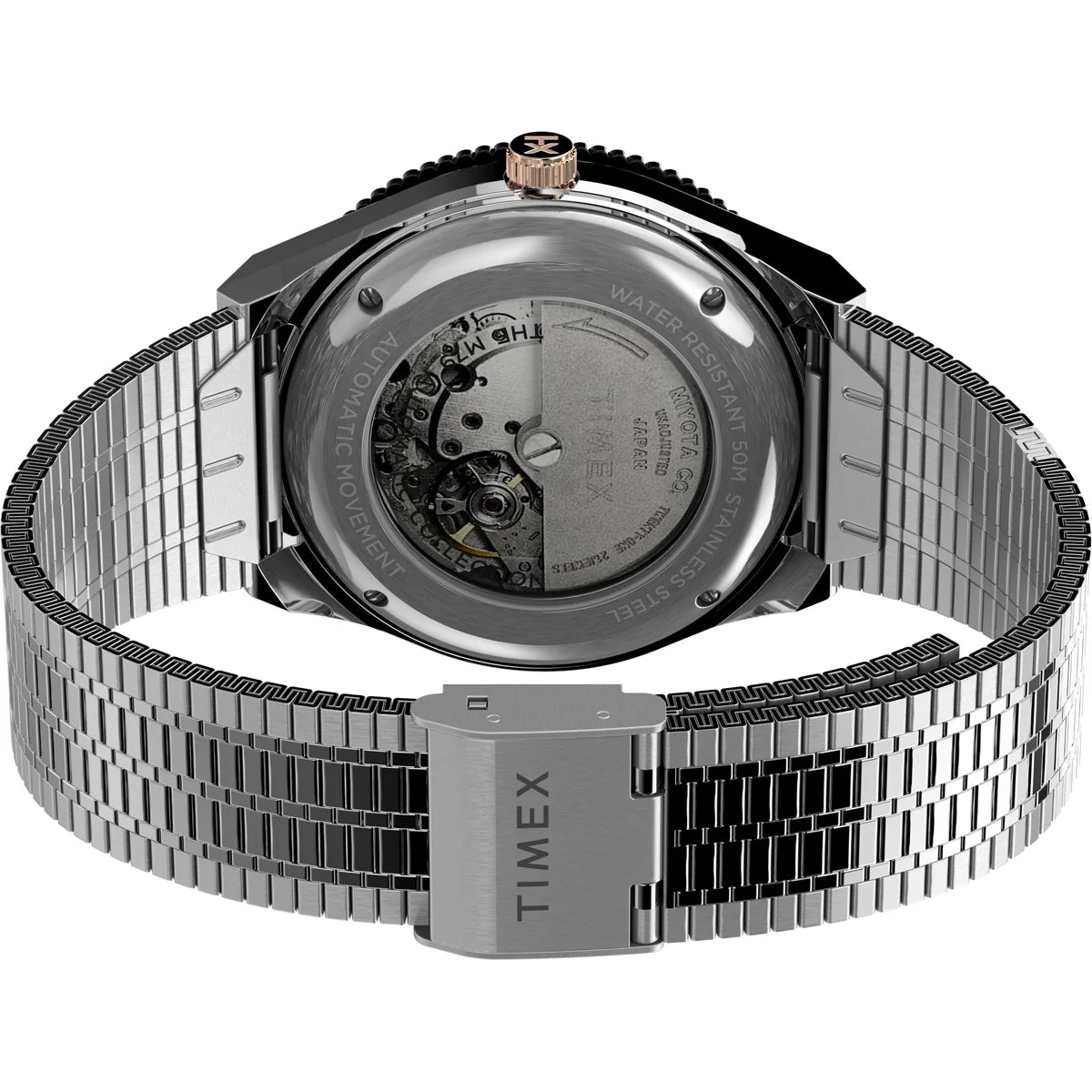 TIMEX M79 Automatic 40mm Stainless Steel Bracelet Watch - TW2U96900U9