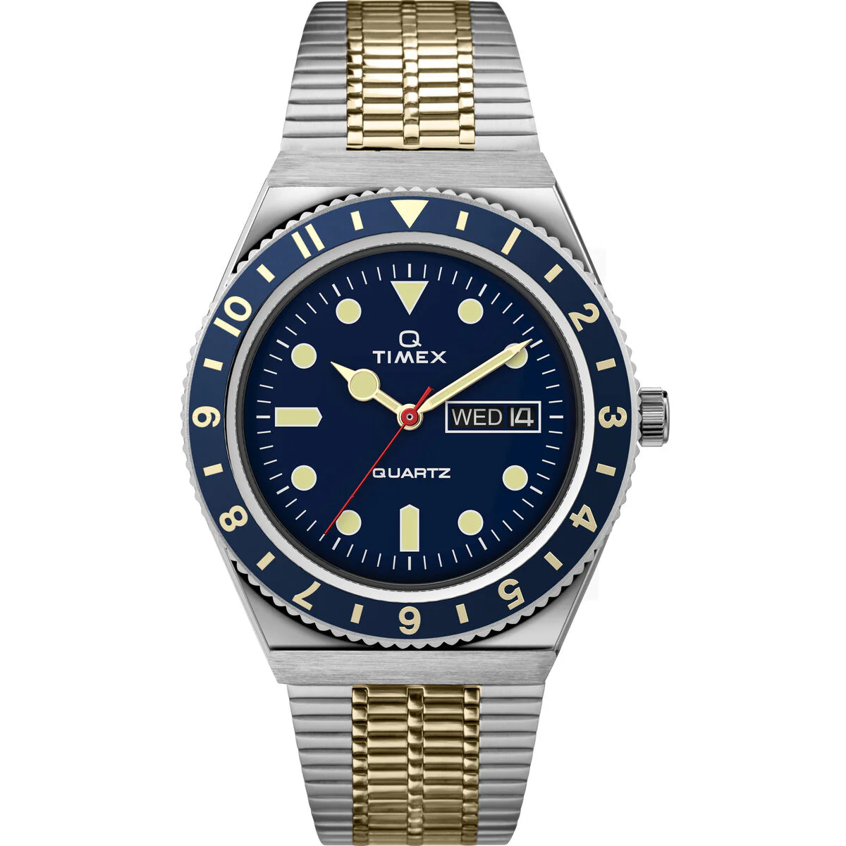 Q Timex Reissue 38mm Stainless Steel Bracelet Watch - TW2V18400U9
