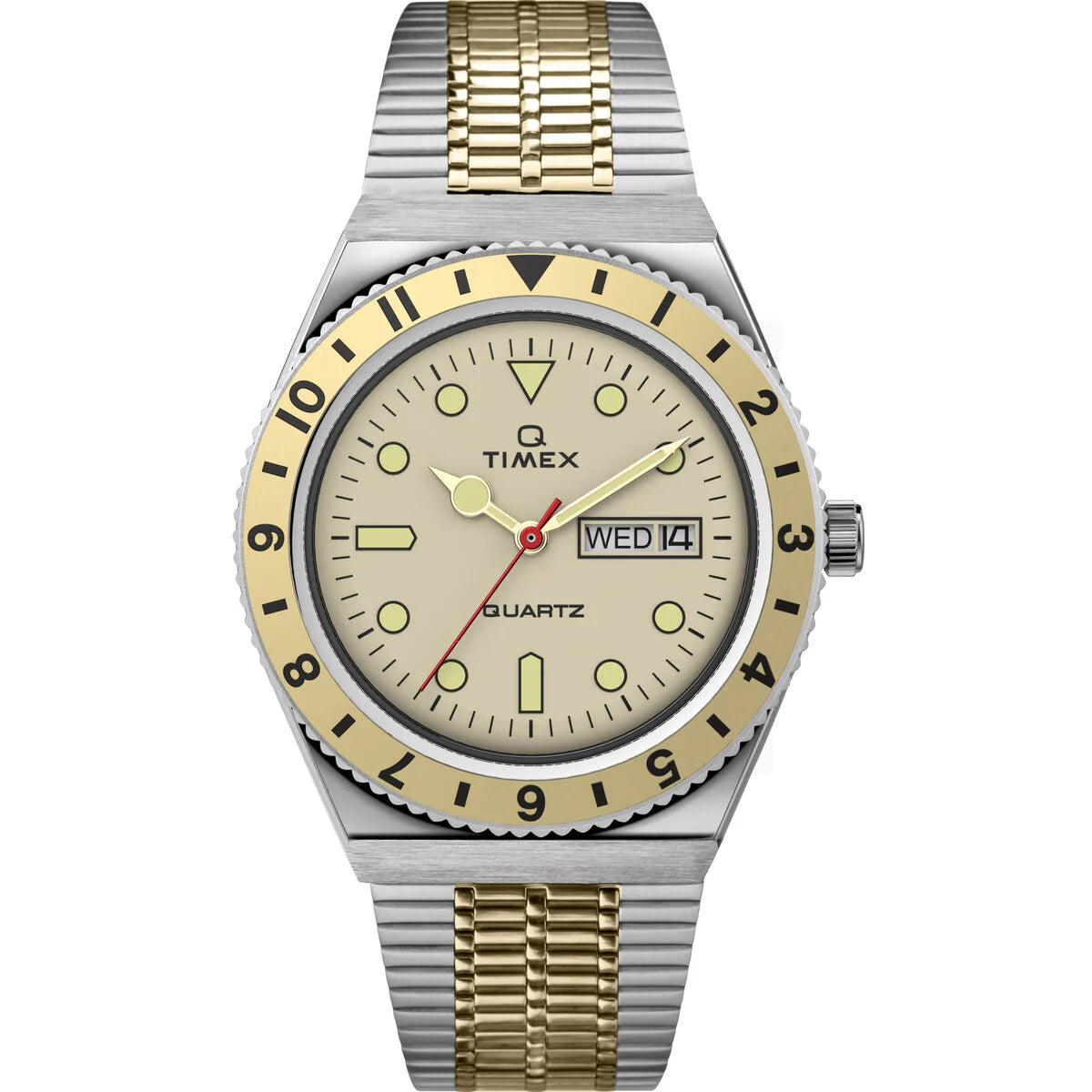 TIMEX Diver Inspired Analog Watch for Man with Champagne Men's Wrist Watches - TW2V18600U9