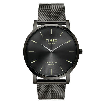 Timex Empera Men's Grey Dial Round Case 2 Hands Function Watch -TWEG17413