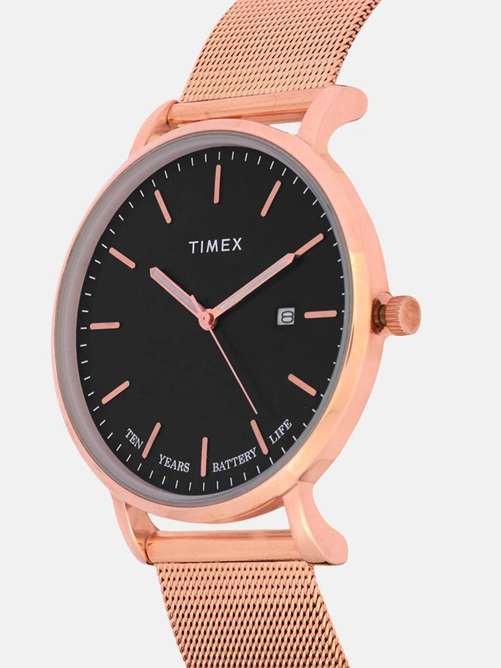 Timex Empera Men's Blue Dial Round Case 10 Year Battery Life Date Function Watch -TWEG17704
