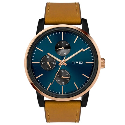 Timex Trendline Round 44mm Blue Dial Analog Men Watch - TWEG18904
