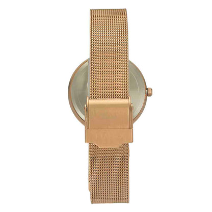 Timex Fashion Women's Blue Dial Round Case 3 Hands Function Watch -TWEL11824