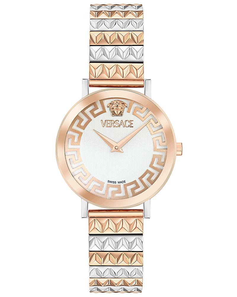 Versace Women Quartz White Dial Analog Stainless Steel Watch VE9A00324