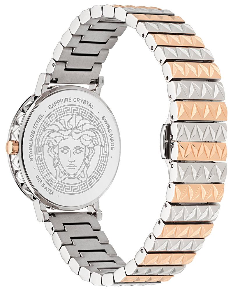 Versace Women Quartz White Dial Analog Stainless Steel Watch VE9A00324