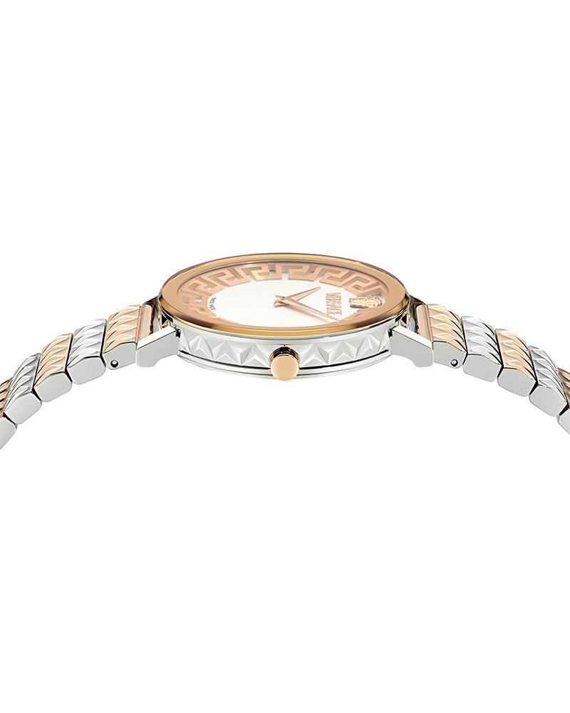 Versace Women Quartz White Dial Analog Stainless Steel Watch VE9A00324