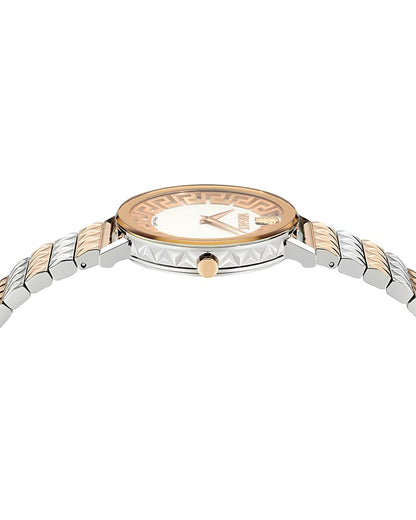 Versace Women Quartz White Dial Analog Stainless Steel Watch VE9A00324
