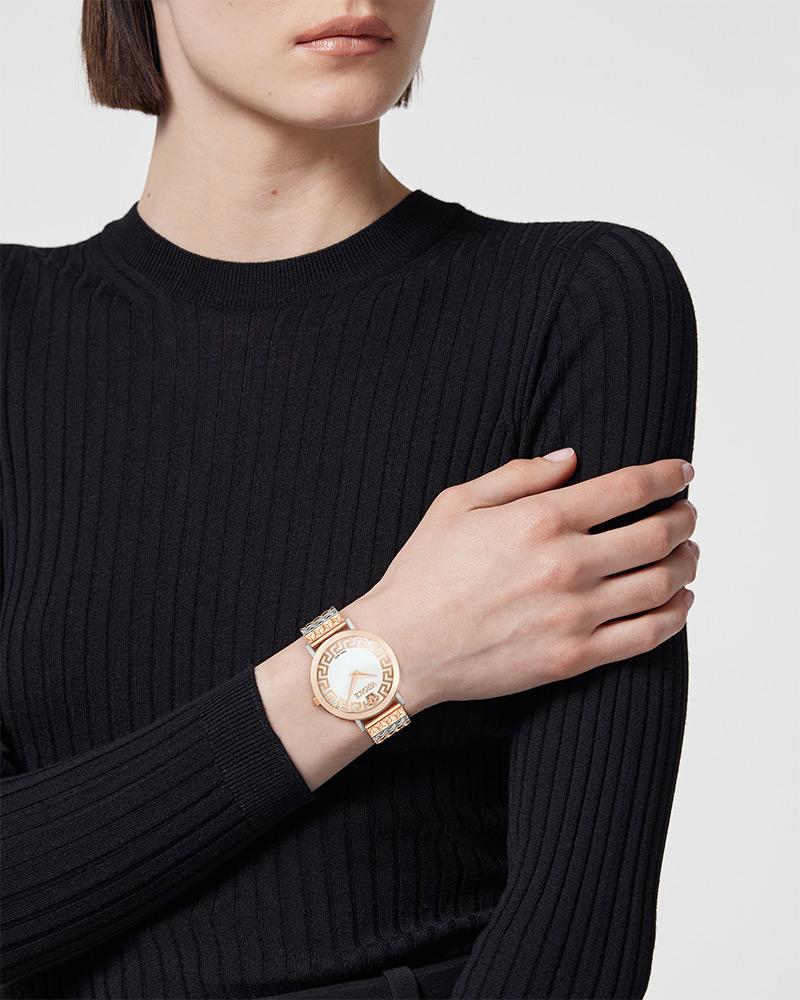 Versace Women Quartz White Dial Analog Stainless Steel Watch VE9A00324