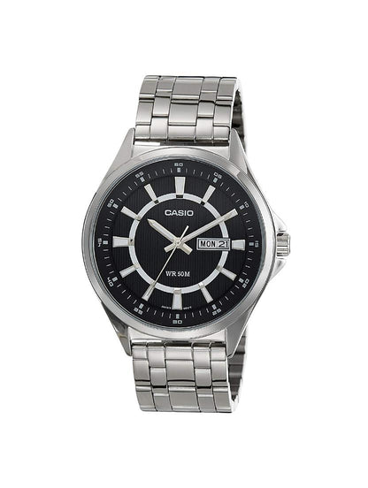 Casio Enticer Men Analog Black Dial Men's Watch - MTP-E108D-1AVDF(A965)