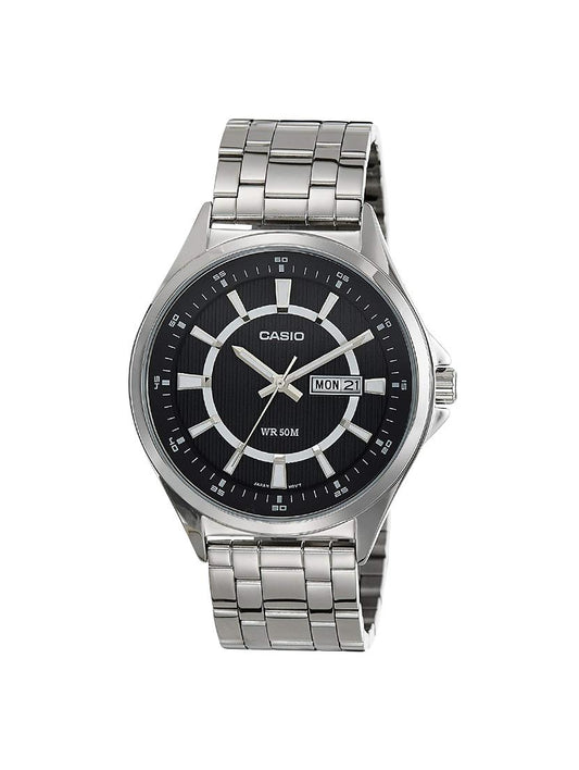 Casio Enticer Men Analog Black Dial Men's Watch - MTP-E108D-1AVDF(A965)